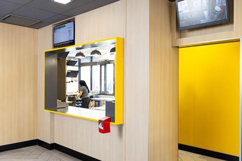 McDonald's new format interior